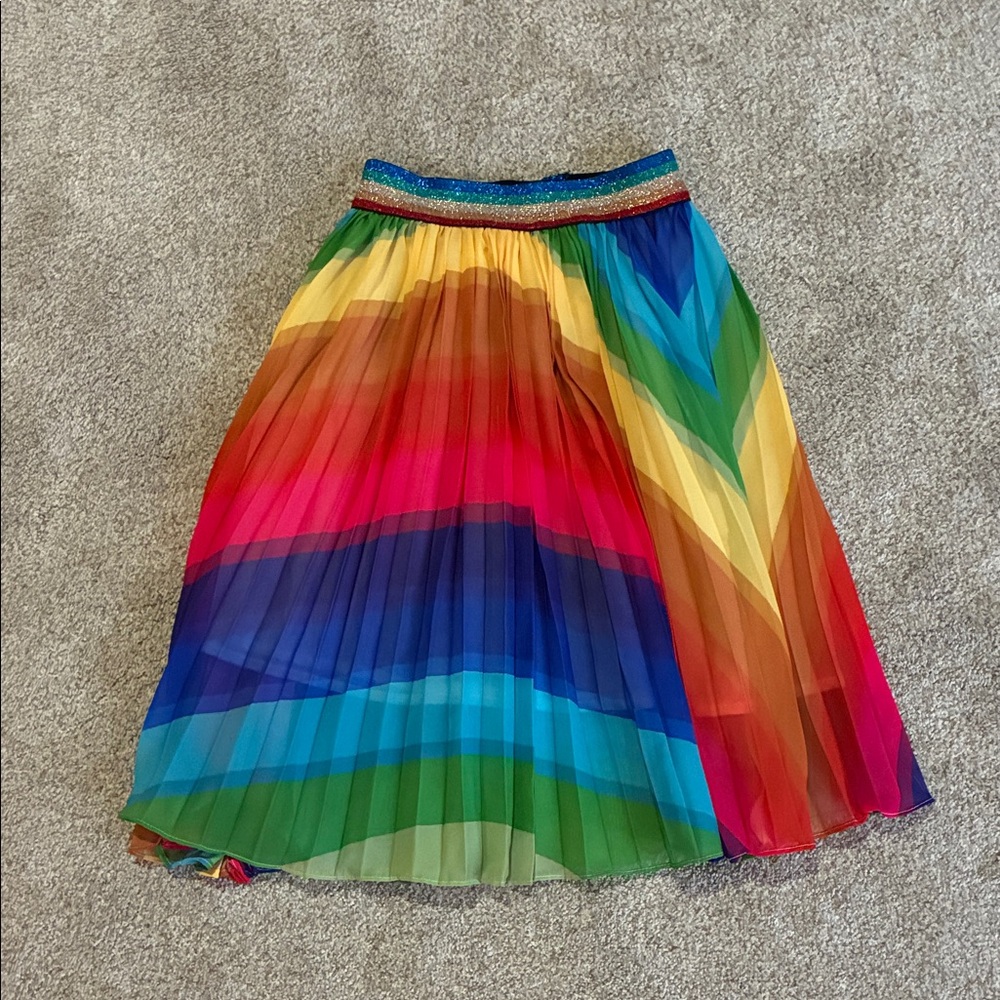 Lola + The Boys Vibrant Multicolor Skirt